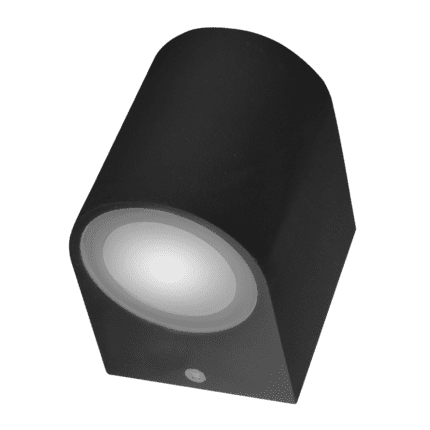 Undireccional Curvo Negro para dicroica GU10 50w